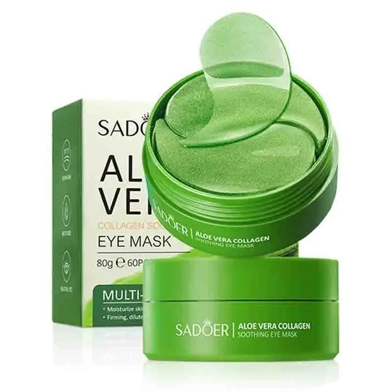 60pcs Aloe Vera Dark Eye Bags Removal Patch