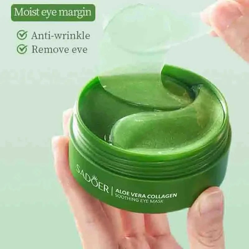 60pcs Aloe Vera Dark Eye Bags Removal Patch
